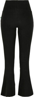urban classics Dames organic bootcut leggings - maat L Zwart