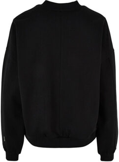 urban classics Dames organic crew hals oversized trui Zwart - S