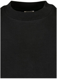 urban classics Dames organic geplooide top - maat 4XL Zwart