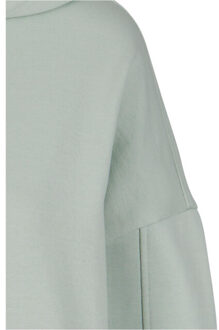 urban classics Dames organic oversized hoodie - maat L Blauw