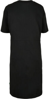 urban classics Dames organic oversized t-shirt met zijsplitten - maat S Zwart