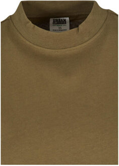 urban classics Dames organic t-shirt met zijsplitten Grijs - XXXL