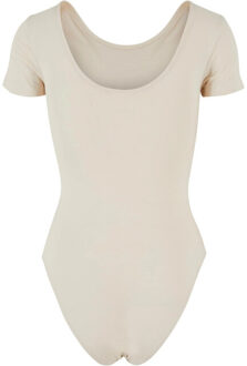 urban classics Dames organisch stretch bodysuit Beige - M