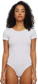urban classics Dames organisch stretch bodysuit Wit - XXXL
