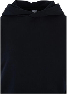 urban classics Dames oversized crop hoodie - maat XXL Zwart