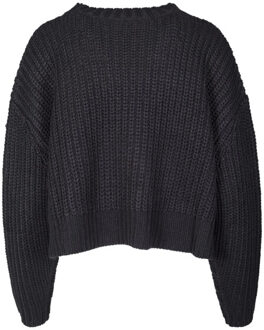 urban classics Dames oversized sweatshirt met brede mouwen Zwart - XS