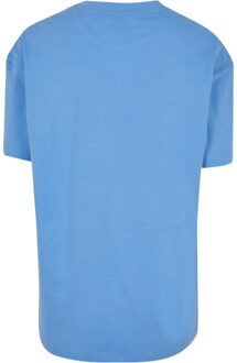 urban classics Dames oversized vriend t-shirt - maat 4XL Blauw