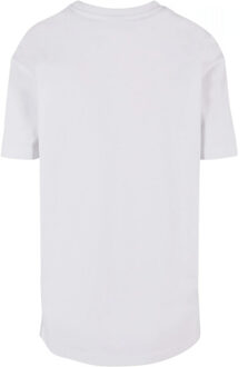 urban classics Dames oversized vriend t-shirt Wit - XS
