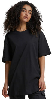 urban classics Dames oversized vriend t-shirt Zwart - L