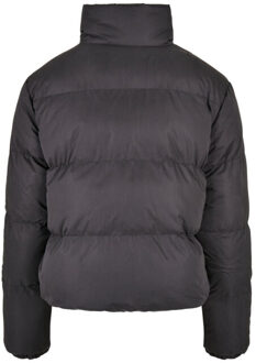 urban classics Dames peached kort pufferjack - maat XXL Zwart