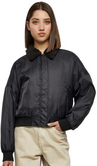urban classics Dames piloten bomberjack Zwart - M