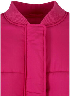 urban classics Dames puffer jas Roze - M
