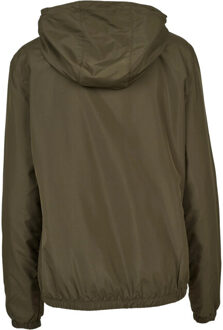 urban classics Dames pull over windjack - maat M Groen