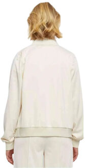 urban classics Dames retro track jacket - maat M Beige