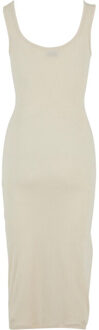 urban classics Dames ribjurk Beige - M