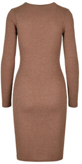 urban classics Dames ribjurk Groen - XXL