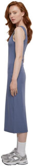 urban classics Dames ribjurk - maat XXL Blauw