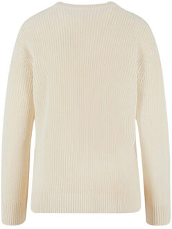 urban classics Dames ribtrui top Beige - L