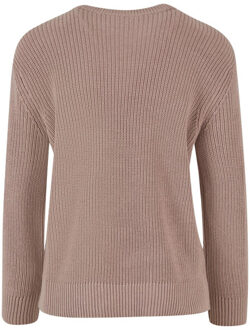 urban classics Dames ribtrui top - maat L Paars