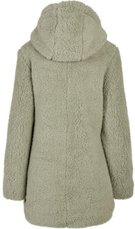 urban classics Dames sherpa jas Groen - M