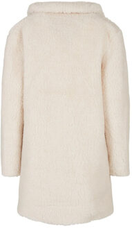 urban classics Dames sherpa oversized jas Beige - M