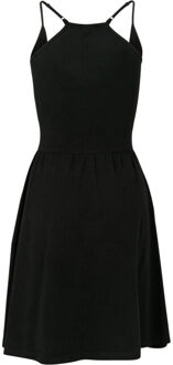 urban classics Dames spaghettibandjurk - maat XL Zwart