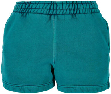 urban classics Dames stone wash korte broek - maat XXXL Groen