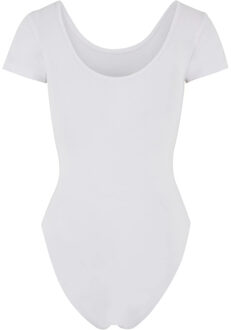 urban classics Dames stretch jersey organic bodysuit (set van 2) - maat XL Wit