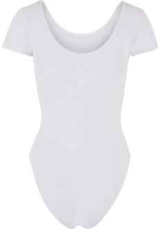 urban classics Dames stretch jersey organic bodysuit (set van 2) Wit - XXXL
