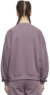 urban classics Dames terrycloth crew hals oversized sweatshirt - maat XL Taupe