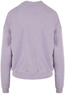 urban classics Dames terrycloth crew hals oversized sweatshirt - maat XS Paars
