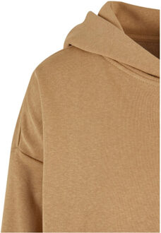 urban classics Dames terrycloth oversized hoodie - maat XS Beige