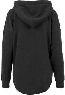 urban classics Dames terrycloth oversized hoodie - maat XS Grijs