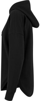 urban classics Dames terrycloth oversized hoodie Zwart - XS