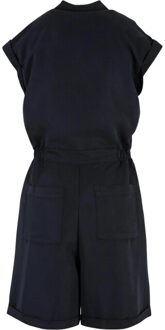 urban classics Dames twill jumpsuit - maat XS Zwart