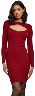 urban classics Dames uitgesneden jurk - maat XS Rood