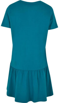 urban classics Dames valance t-shirt jurk Groen - M