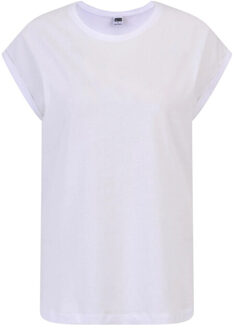 urban classics Dames verlengd schouder t-shirt (set van 2) Zwart - 4XL