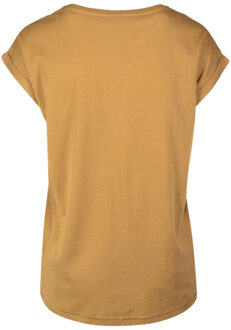 urban classics Dames verlengd schouder t-shirt (set van 3) Beige - XXXL
