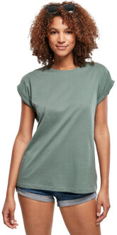 urban classics Dames verlengd schouder t-shirt (set van 3) Blauw - L