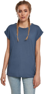 urban classics Dames verlengd schouder t-shirt (set van 3) Blauw - M