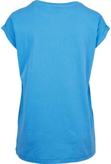 urban classics Dames verlengd schouder t-shirt (set van 3) Blauw - XXL