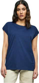 urban classics Dames verlengd schouder t-shirt (set van 3) Blauw - XXL
