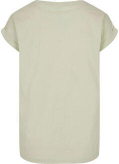 urban classics Dames verlengd schouder t-shirt (set van 3) Blauw