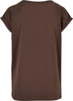 urban classics Dames verlengd schouder t-shirt (set van 3) Bruin - XXL