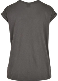 urban classics Dames verlengd schouder t-shirt (set van 3) Grijs - M