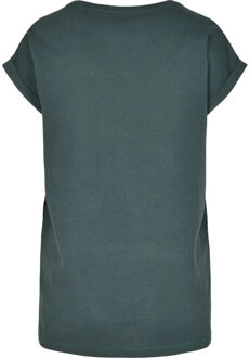 urban classics Dames verlengd schouder t-shirt (set van 3) - maat L Groen