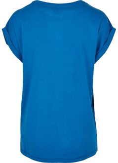 urban classics Dames verlengd schouder t-shirt (set van 3) - maat XS Blauw