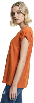 urban classics Dames verlengd schouder t-shirt (set van 3) - maat XXL Oranje