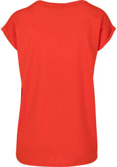 urban classics Dames verlengd schouder t-shirt (set van 3) Oranje - XS